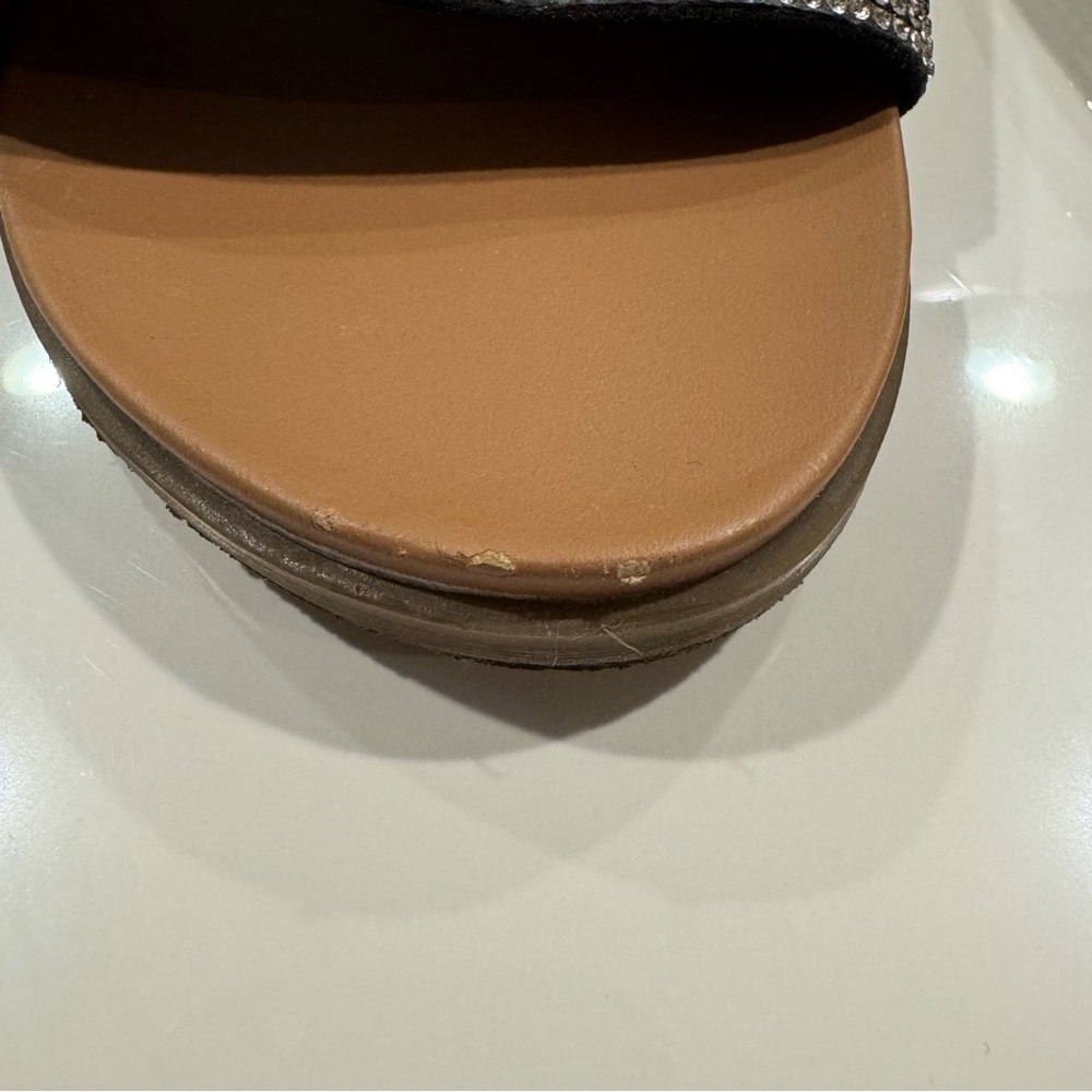 Steve Madden Rhinestone Slide Sandals - Picture 3 of 6